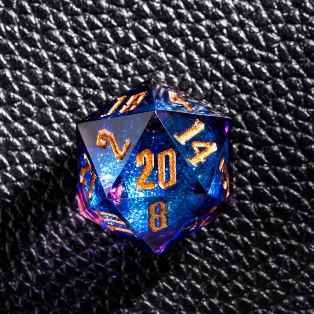 Glitter Dice - Blue & Purple