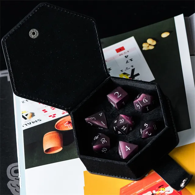 Cat's Eye Dice - Purple
