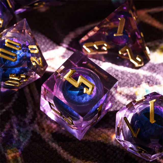 Demon Eye Dice - Purple