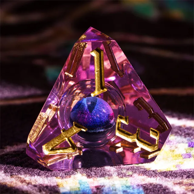 Demon Eye Dice - Purple