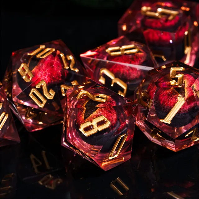 Demon Eye Dice - Red