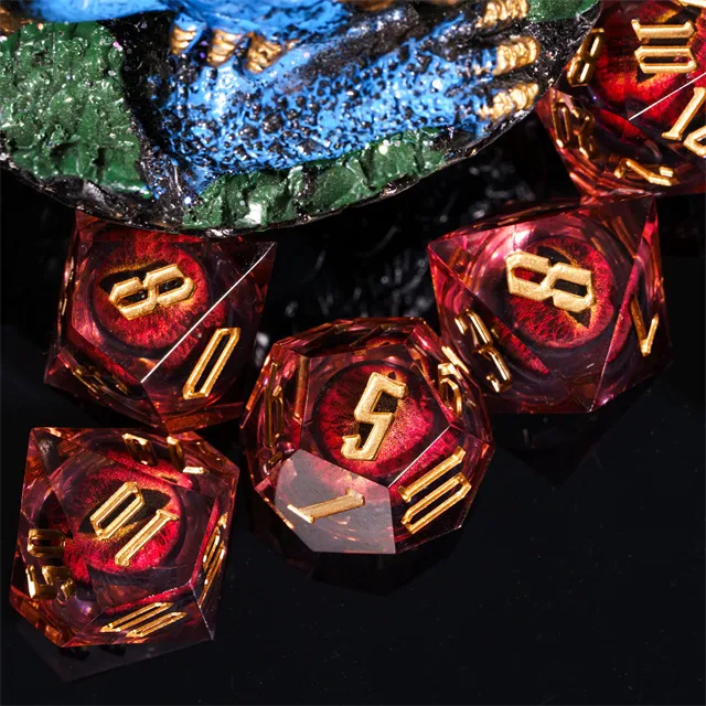 Demon Eye Dice - Red