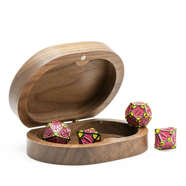 Wooden Dice Box - Dragon