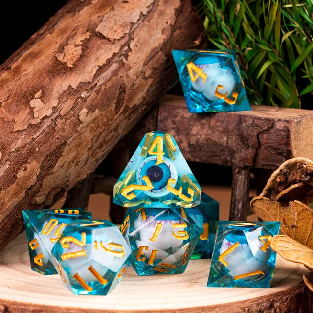Eyeball Dice - Light Blue