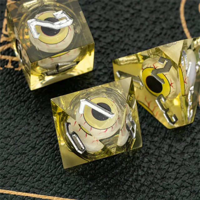 Eyeball Dice - Yellow
