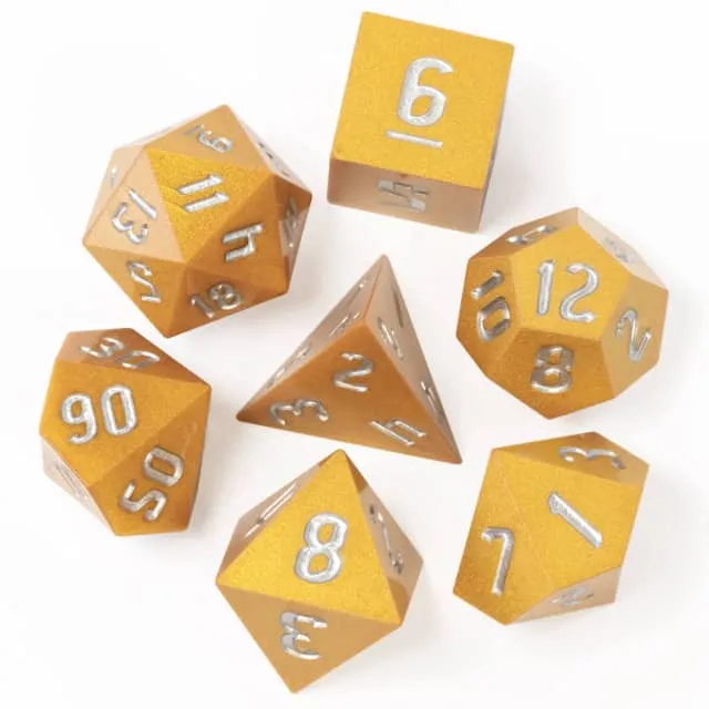 Golden Shimmer Dice