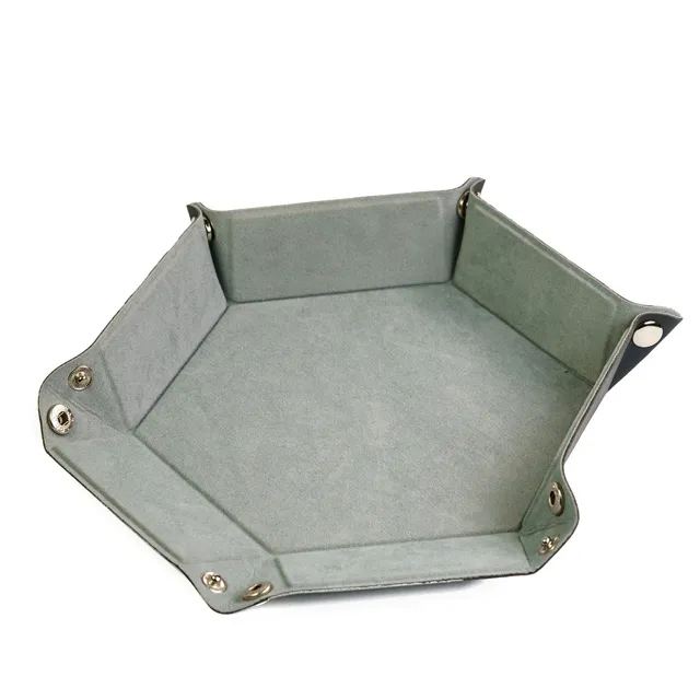 Hexagonal Dice Tray - Grey