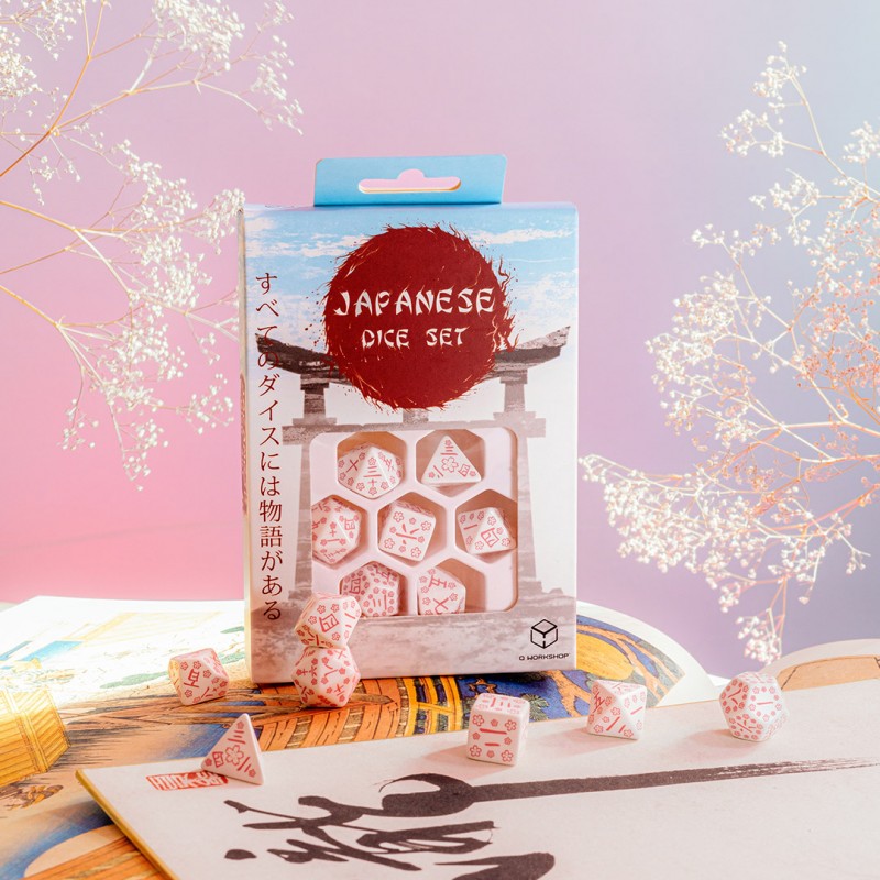 Japanese Dice - Cherry Blossom Petals