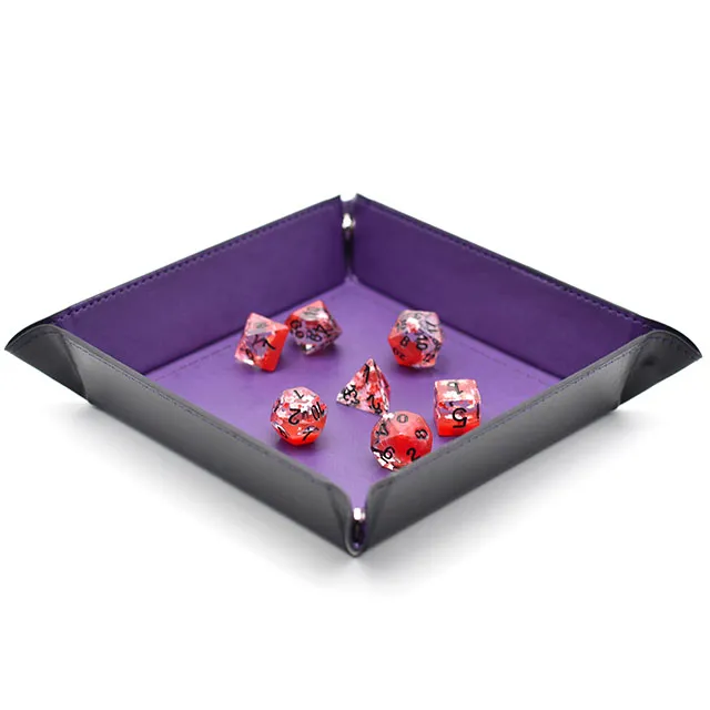Square Dice Tray - Purple