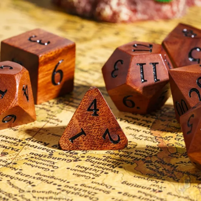 Wooden Dice - Bubinga