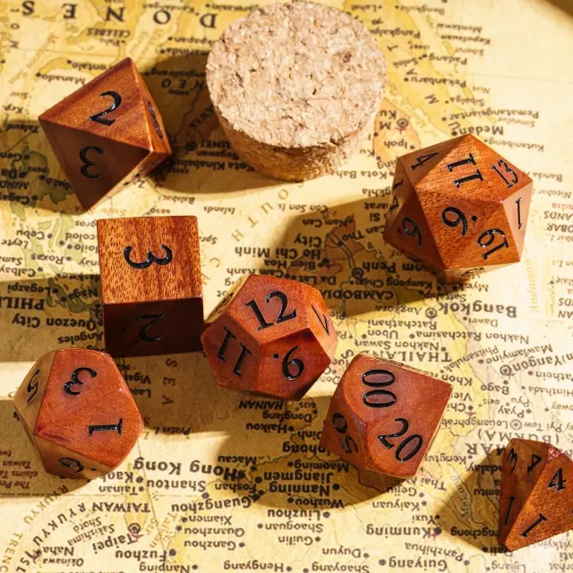 Wooden Dice - Bubinga