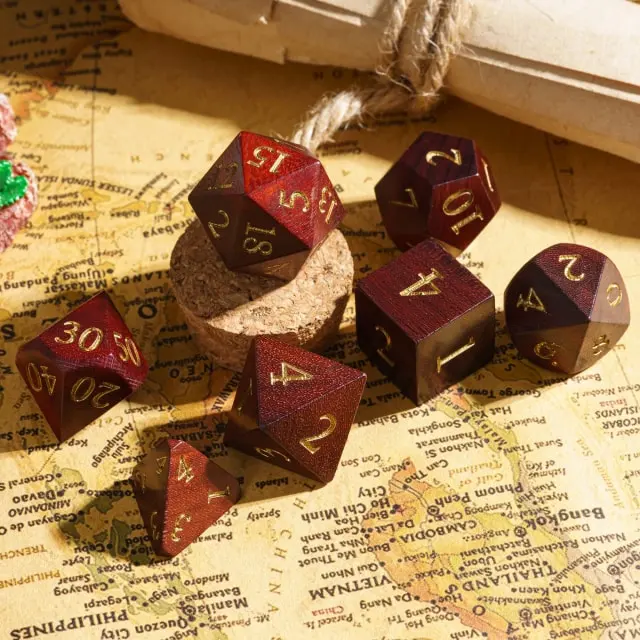Wooden Dice - Camwood