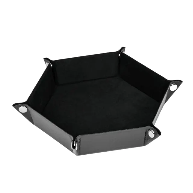 Hexagonal Dice Tray - Black
