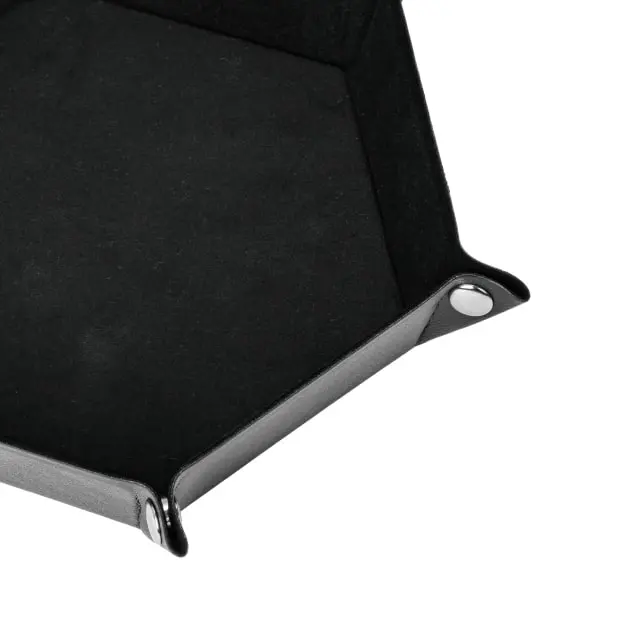 Hexagonal Dice Tray - Black