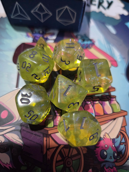 Goblin Yellow Dice Set