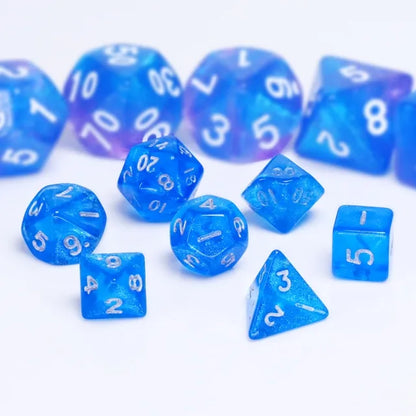 Blue Translucent Glitter #34