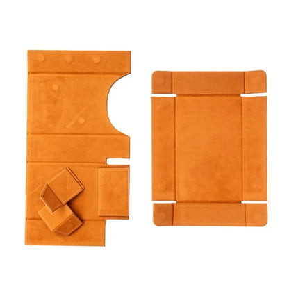 Folding Dice Tower & Dice Tray - Brown