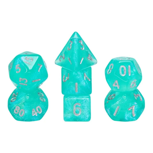 Teal Translucent Glitter #19