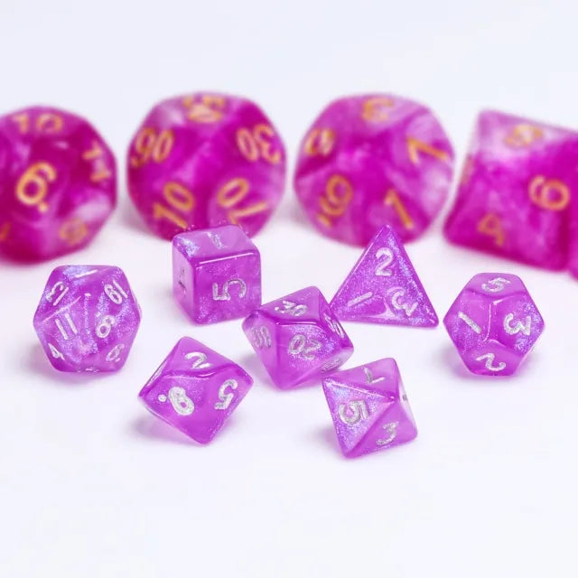 Purple Translucent Glitter #18