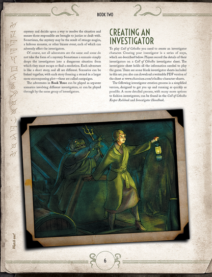Call of Cthulu 40th Anniversary Starter Set (7th Edition)