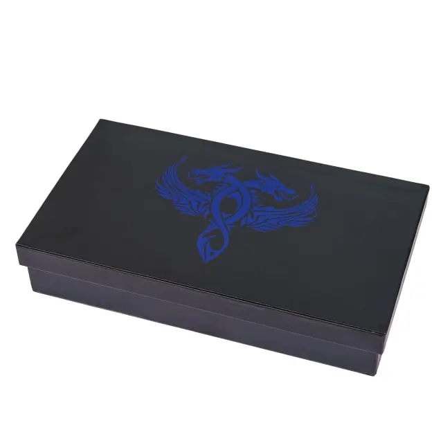 Multi Compartment Dragon Box with Dice Tower - Blue