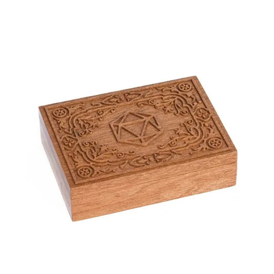 Wooden Dice Box - D20