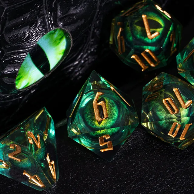 Demon Eye Dice - Green