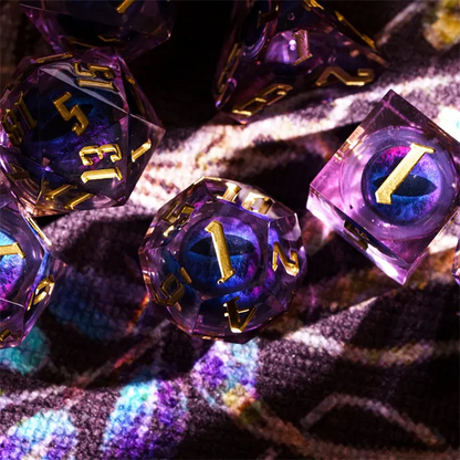 Demon Eye Dice - Purple