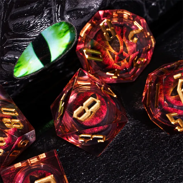 Demon Eye Dice - Red