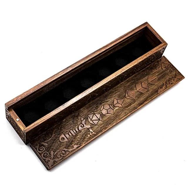 Wooden Dice Box - Dice Sword