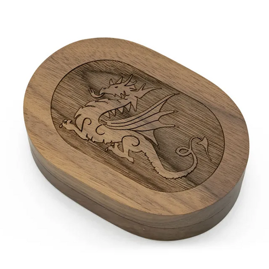 Wooden Dice Box - Dragon