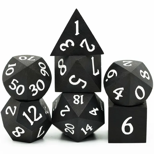 Wooden Dice - Ebony