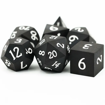 Wooden Dice - Ebony