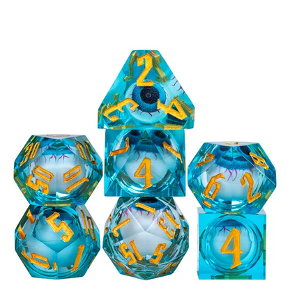 Eyeball Dice - Light Blue