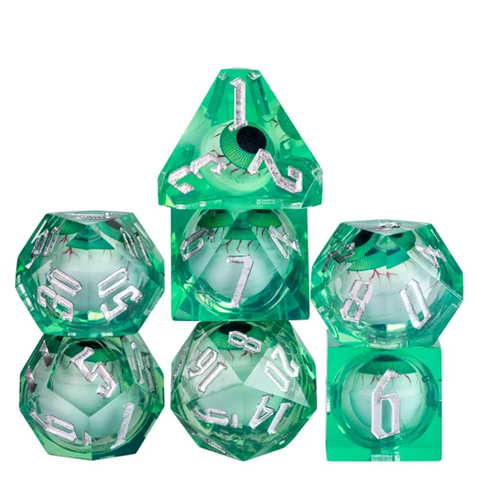 Eyeball Dice - Green