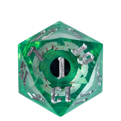 Eyeball Dice - Green