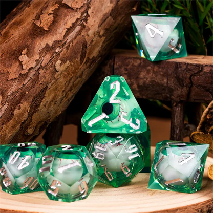 Eyeball Dice - Green