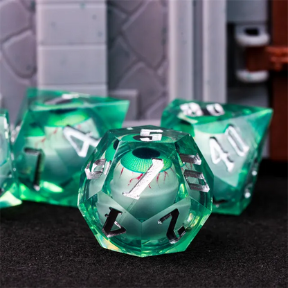 Eyeball Dice - Green