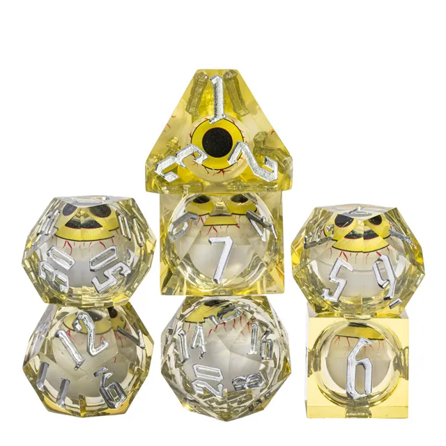 Eyeball Dice - Yellow