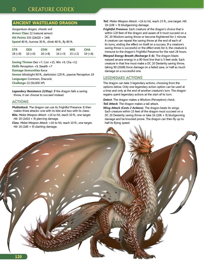 Creature Codex Pocket Edition