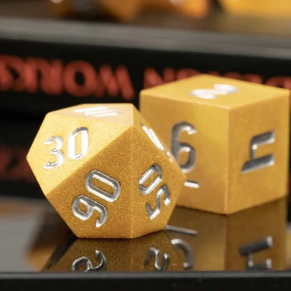 Golden Shimmer Dice