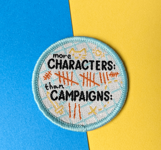 More Characters Than Campaigns RPG Scout Patch