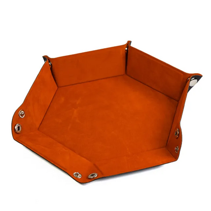 Hexagonal Dice Tray - Orange