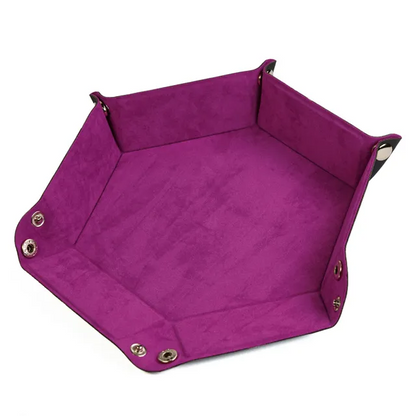 Hexagonal Dice Tray - Purple