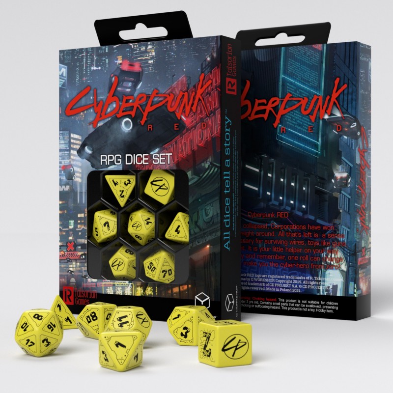 Cyberpunk RED Dice - Danger Zone