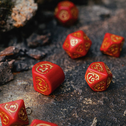 Dragons Dice - Ruby (Modern D4)