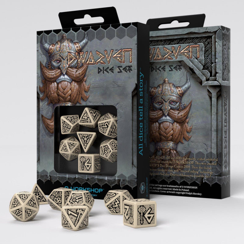 Dwarven Dice - Beige