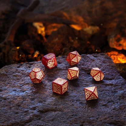 Dwarven Dice - Jewels (Modern D4)