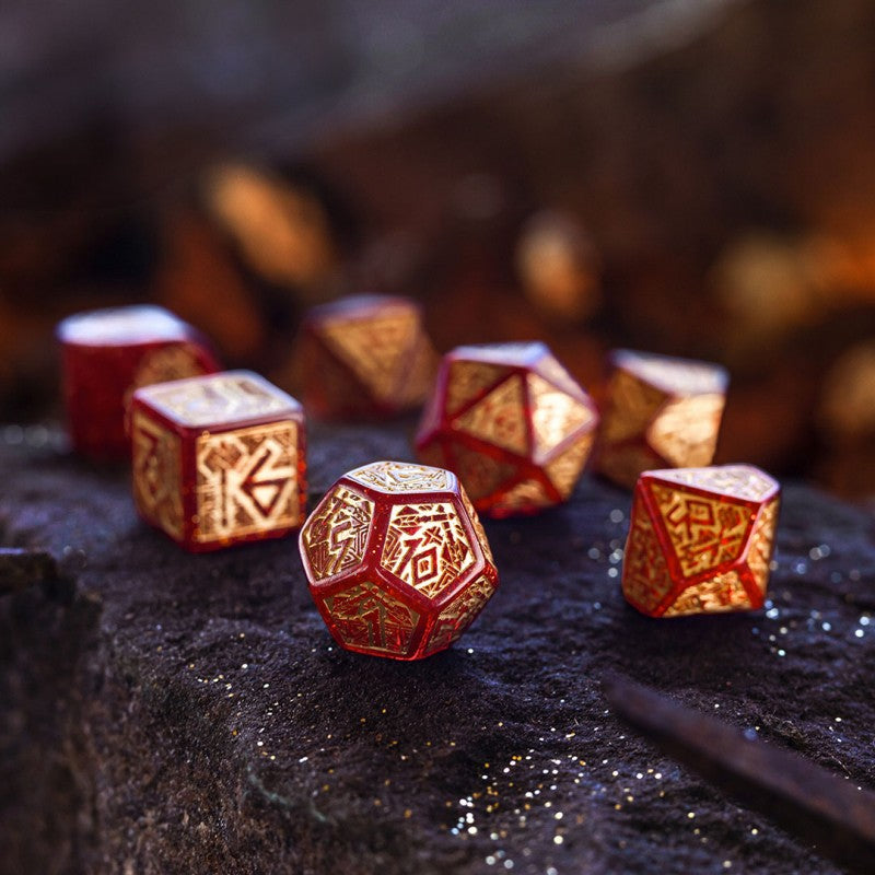 Dwarven Dice - Jewels (Modern D4)