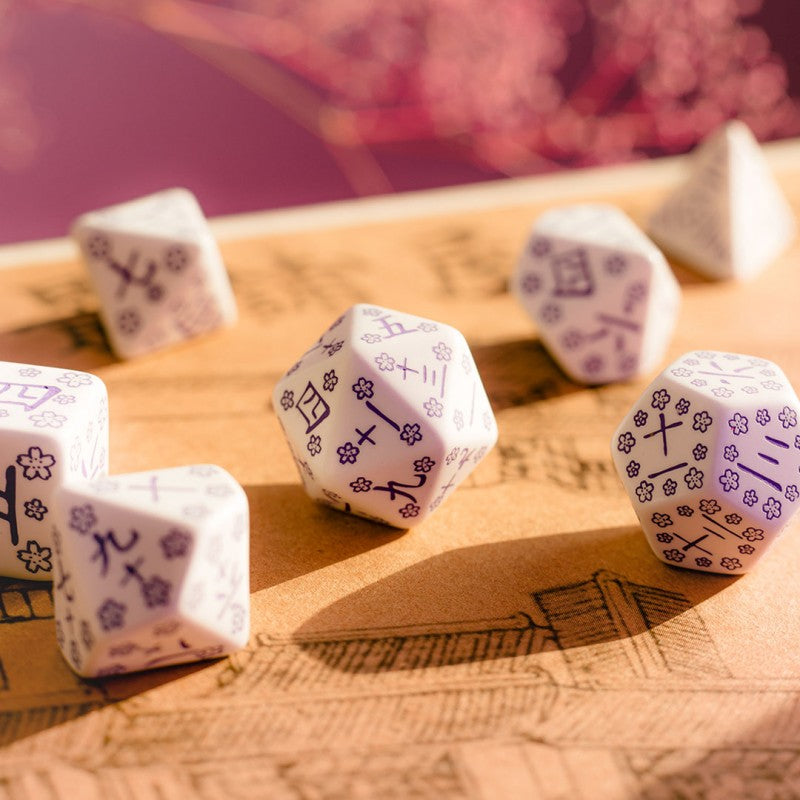 Japanese Dice - Blue Star Lotus